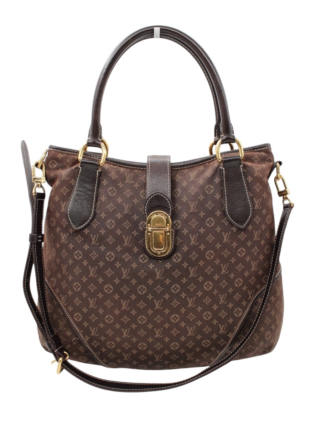 Borsa Louis Vuitton Idylle Mini Lin Marrone thumb