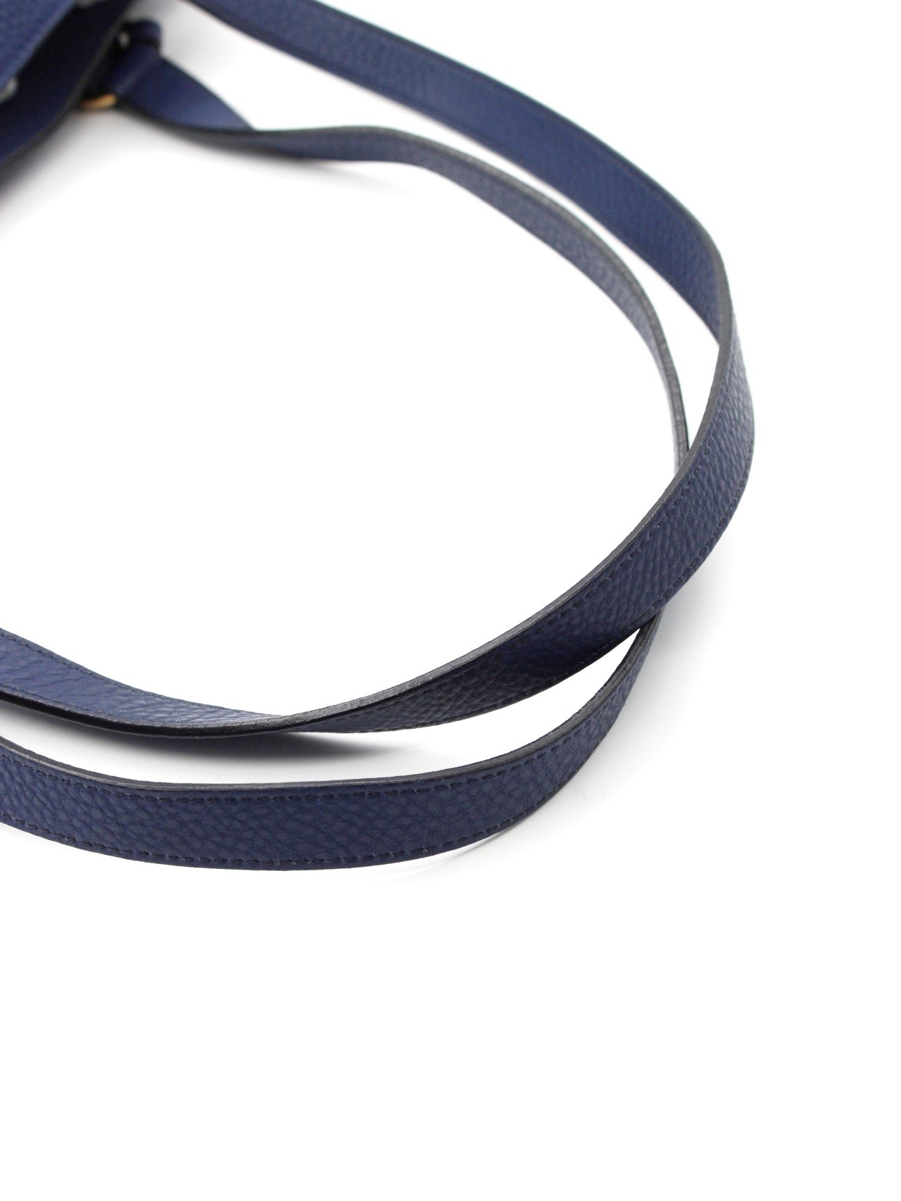 Shopper Prada in pelle martellata blu thumb