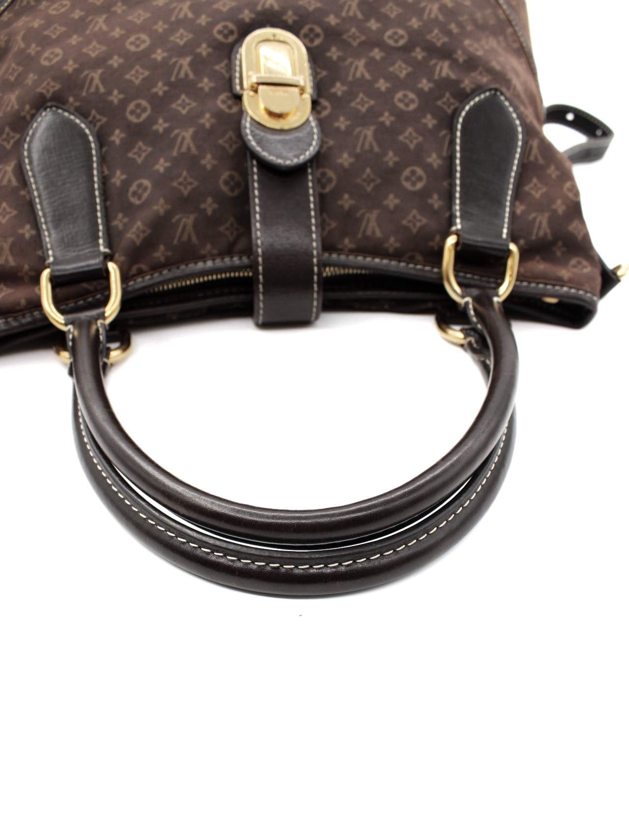 Borsa Louis Vuitton Idylle Mini Lin Marrone thumb