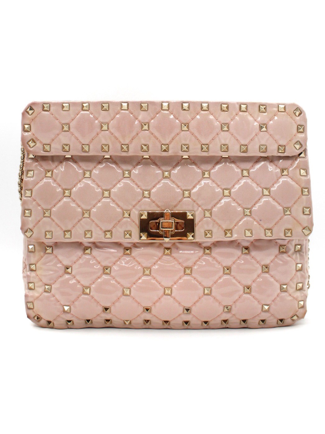 Borsa Valentino Rockstud in Pelle Rosa thumb
