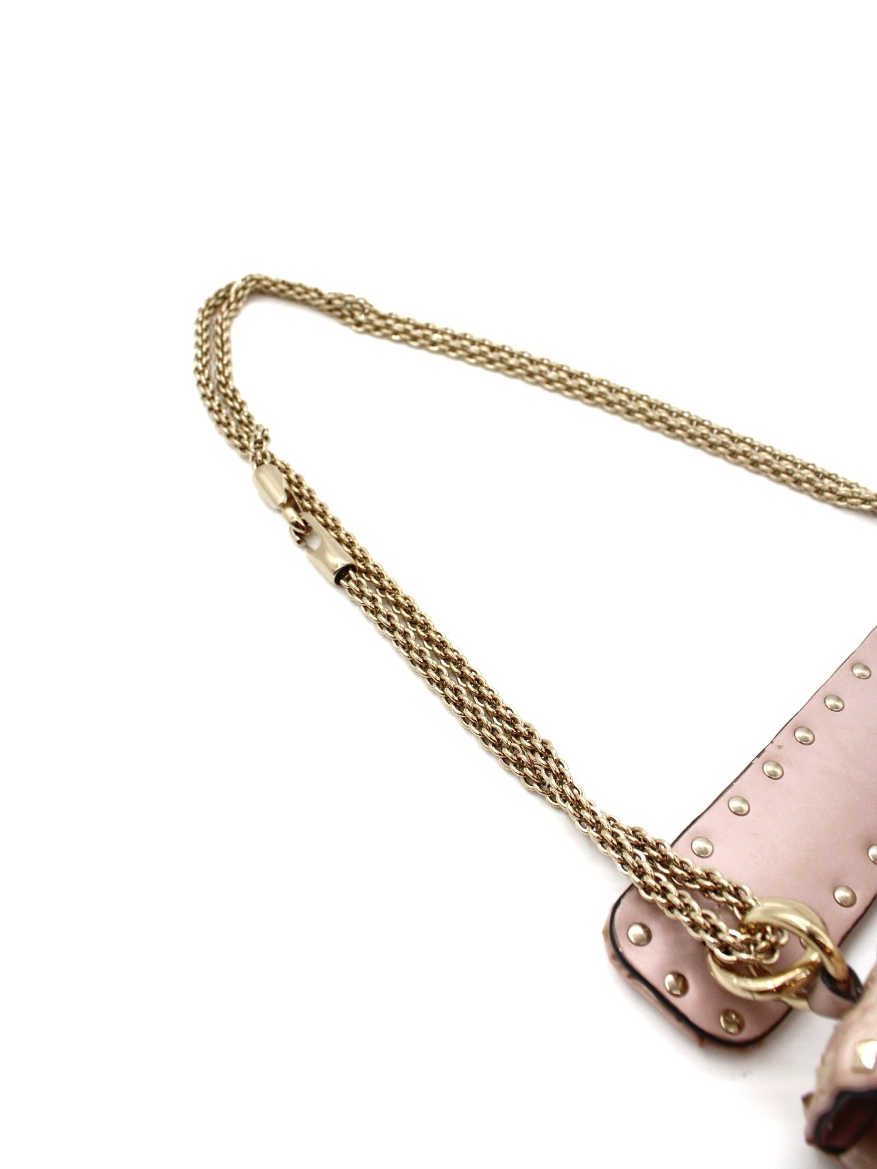 Borsa Valentino Rockstud in Pelle Rosa thumb