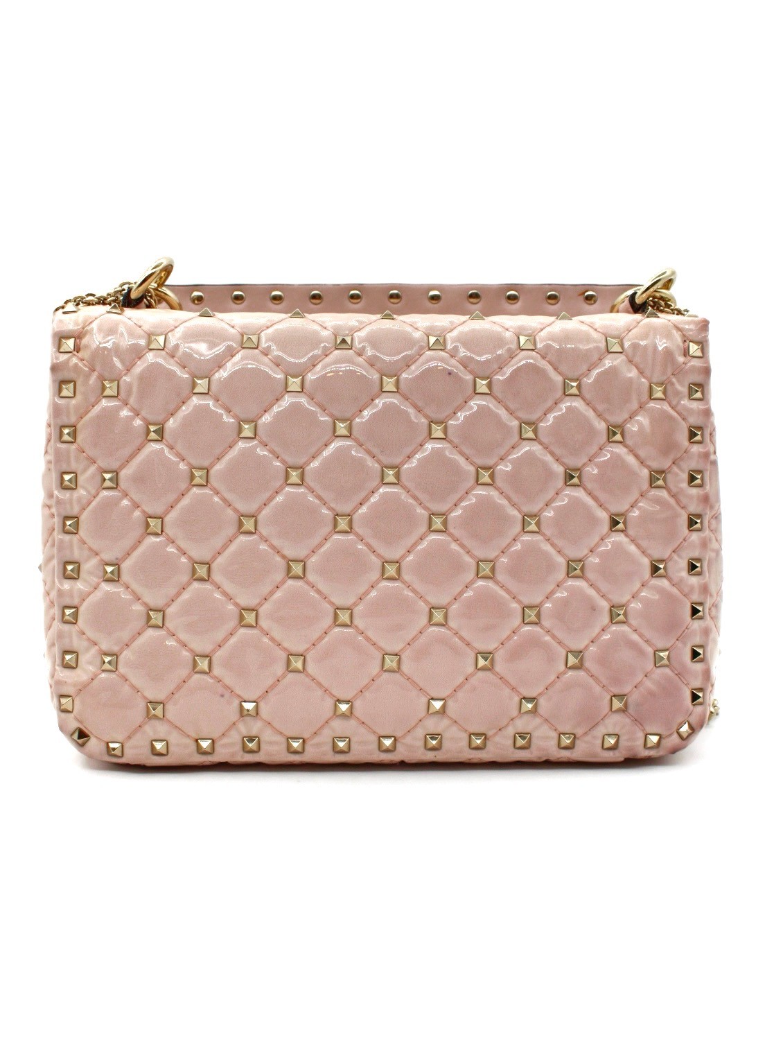 Borsa Valentino Rockstud in Pelle Rosa thumb