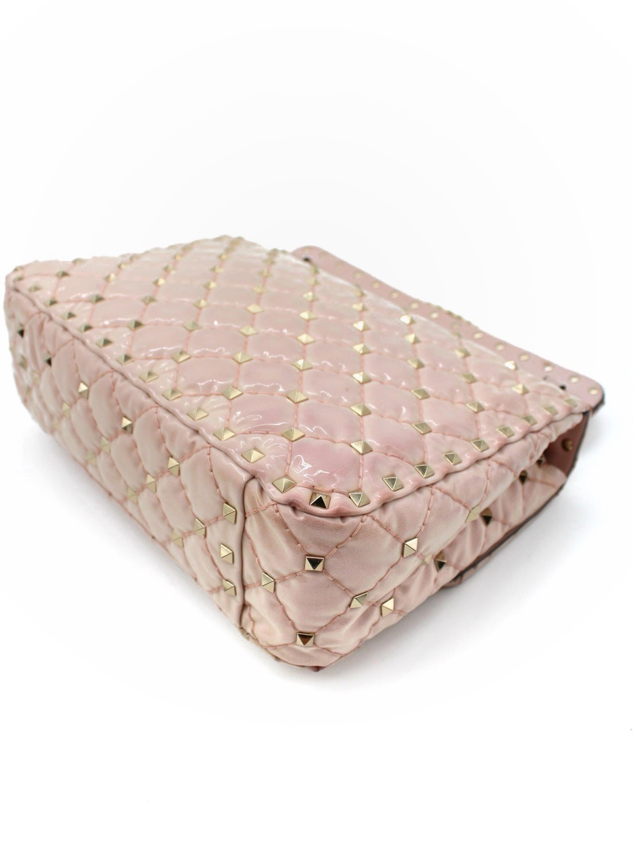 Borsa Valentino Rockstud in Pelle Rosa thumb