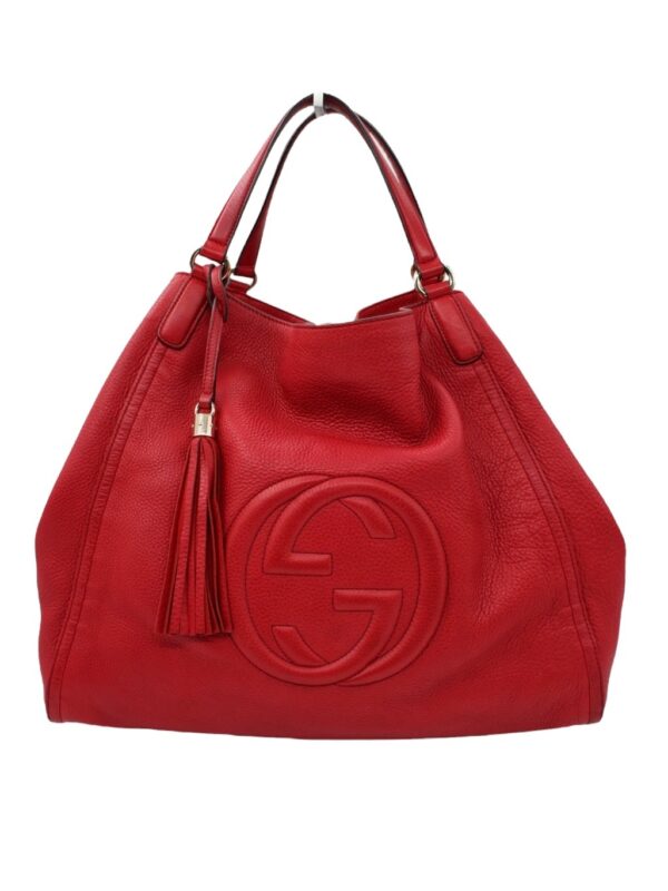 Borsa Gucci Soho Large in Pelle Rossa