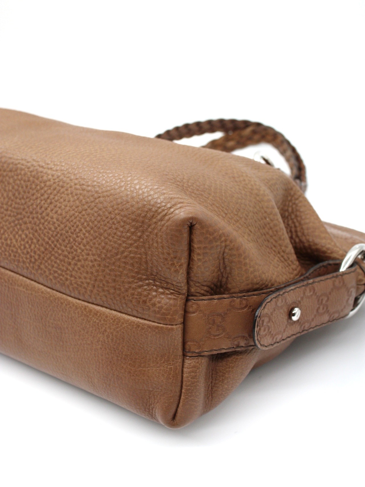 Borsa Gucci bamboo in pelle thumb