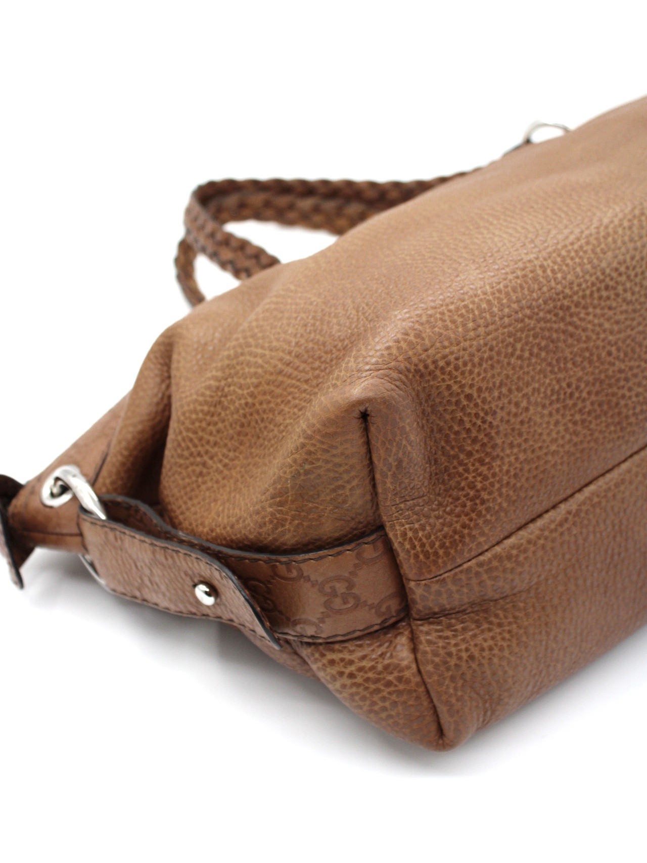 Borsa Gucci bamboo in pelle thumb