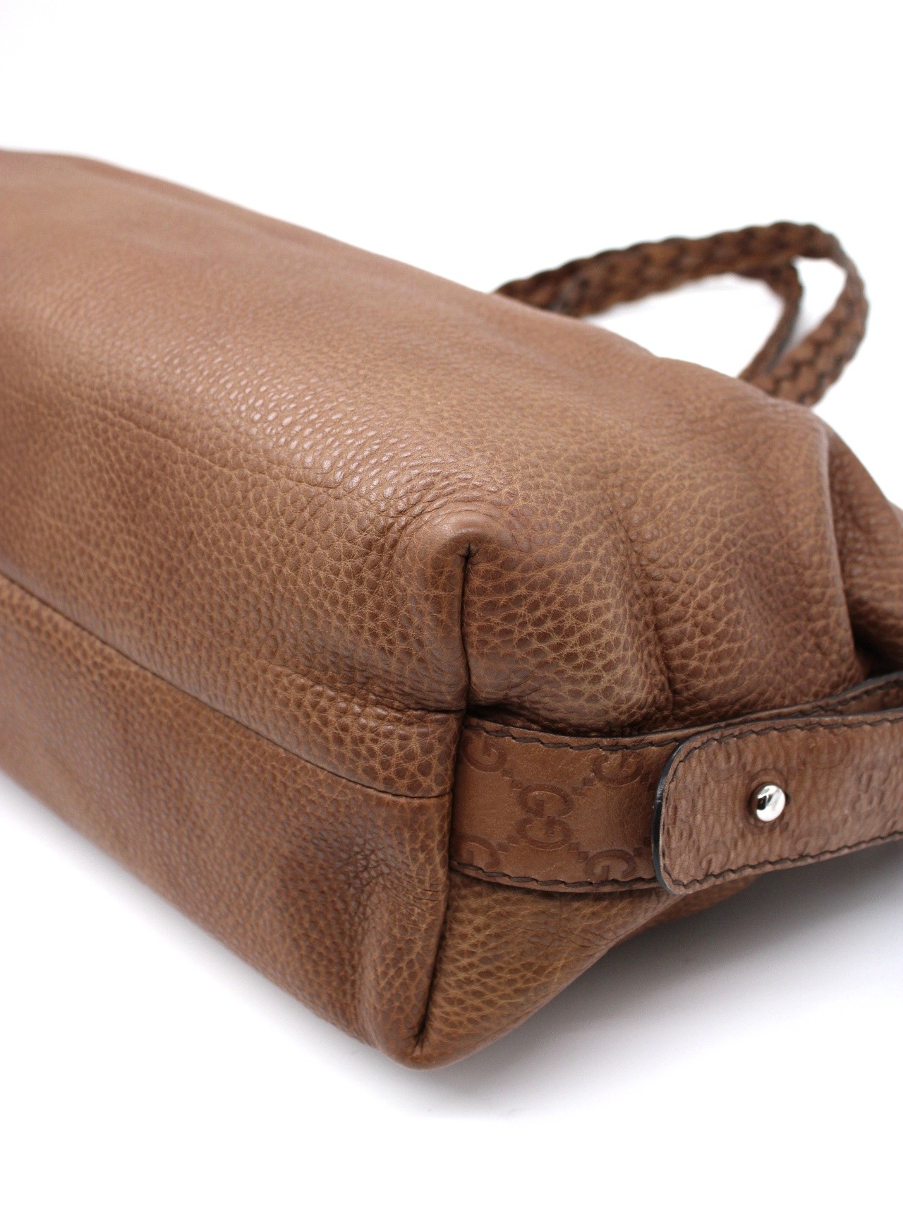 Borsa Gucci bamboo in pelle thumb