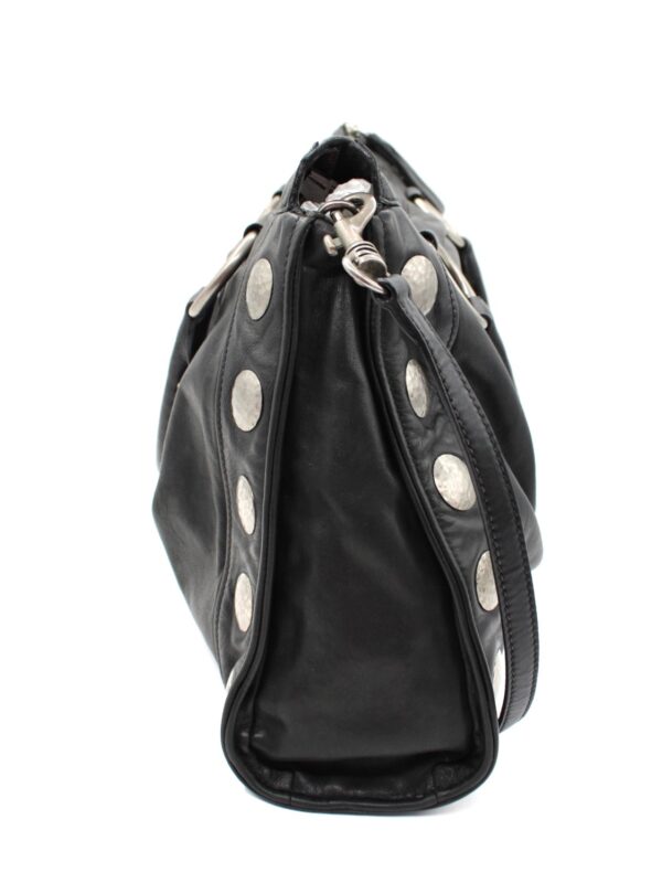 Shopper Miu Miu in Pelle Nera Liscia