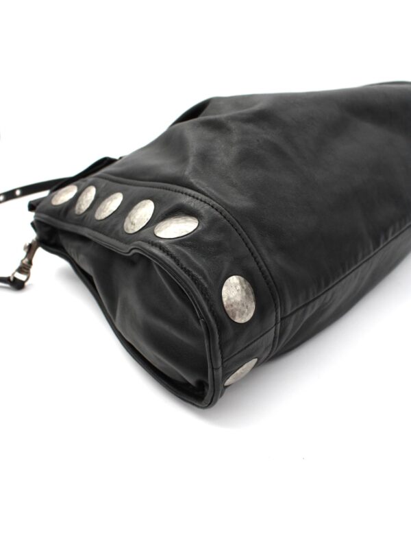 Shopper Miu Miu in Pelle Nera Liscia