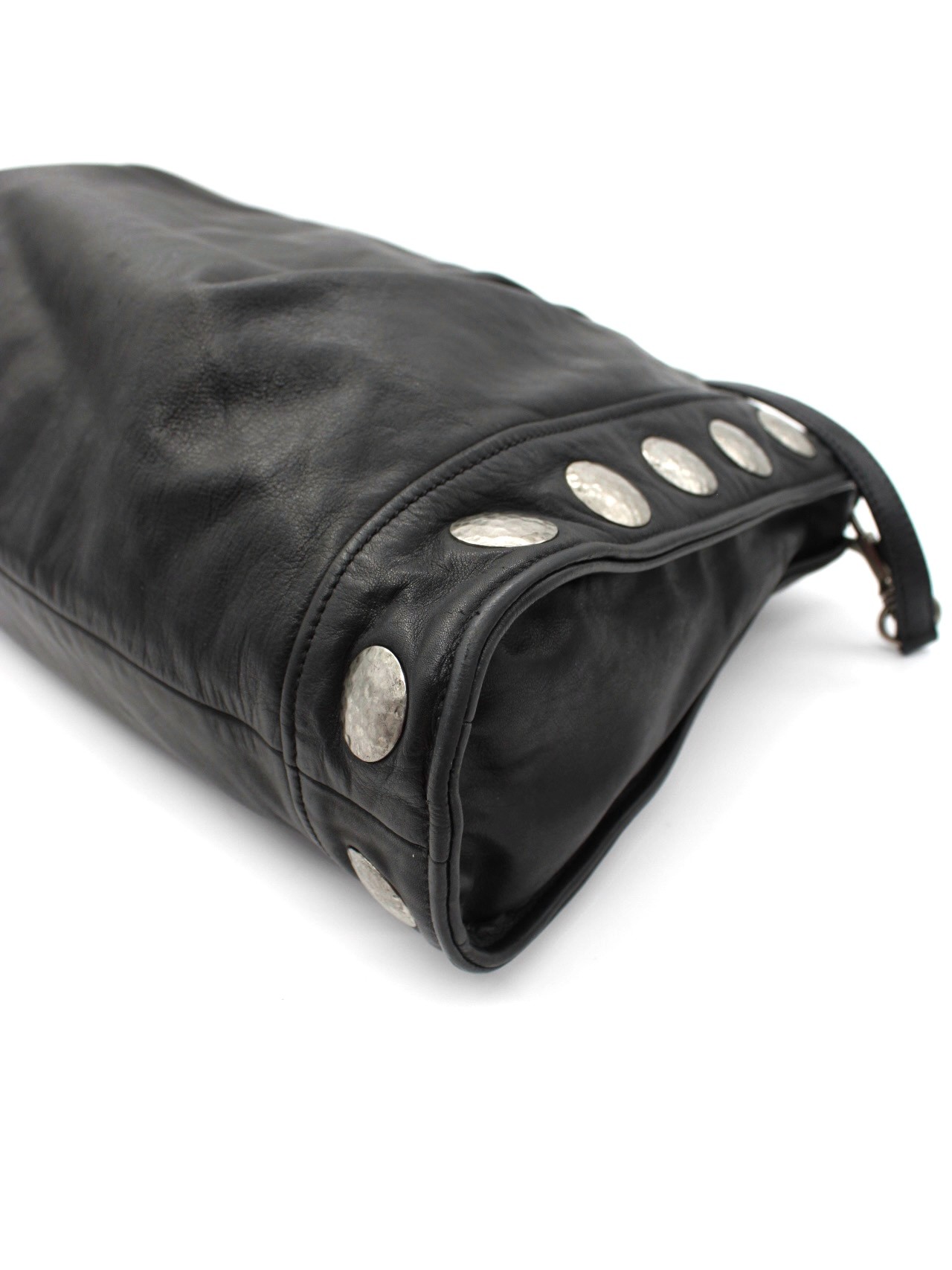 Shopper Miu Miu in Pelle Nera Liscia thumb