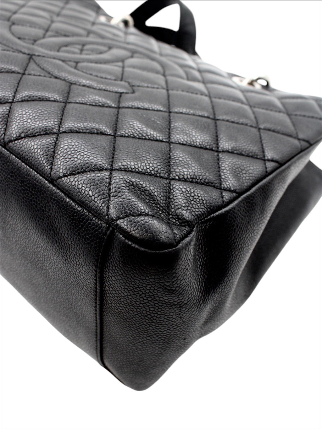 Borsa Chanel GST in Pelle Caviar Nera thumb