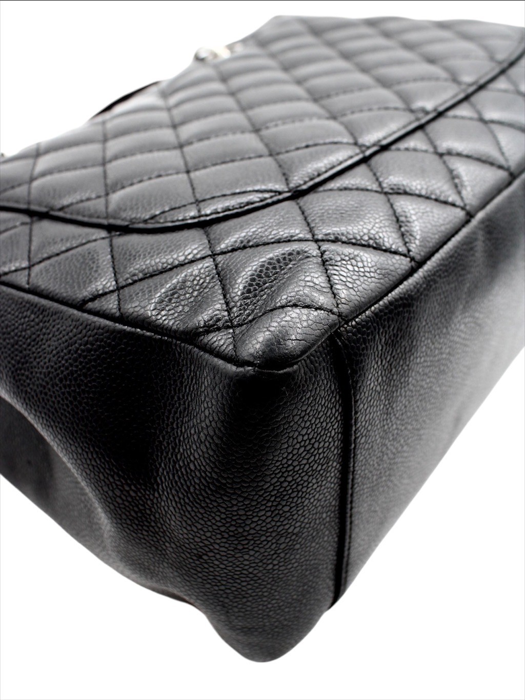 Borsa Chanel GST in Pelle Caviar Nera thumb