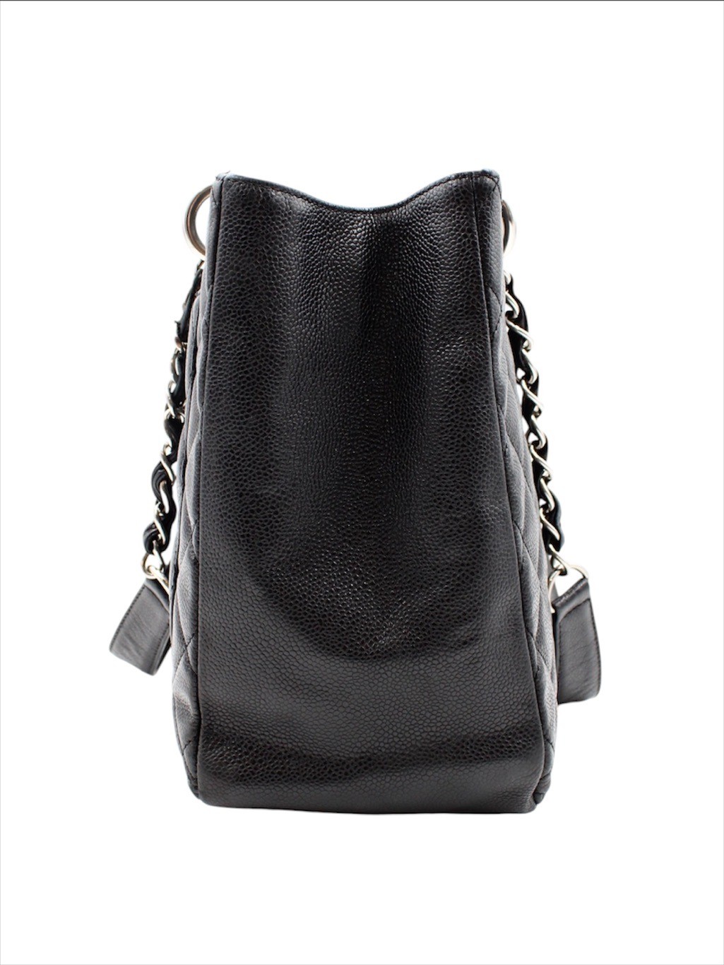 Borsa Chanel GST in Pelle Caviar Nera thumb
