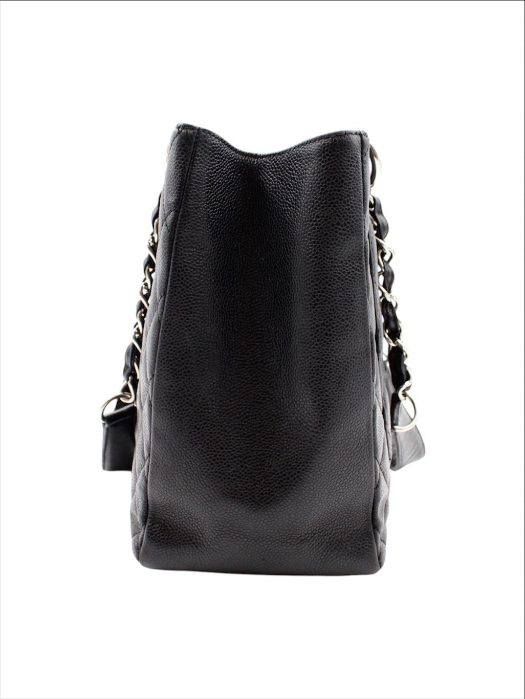 Borsa Chanel GST in Pelle Caviar Nera thumb