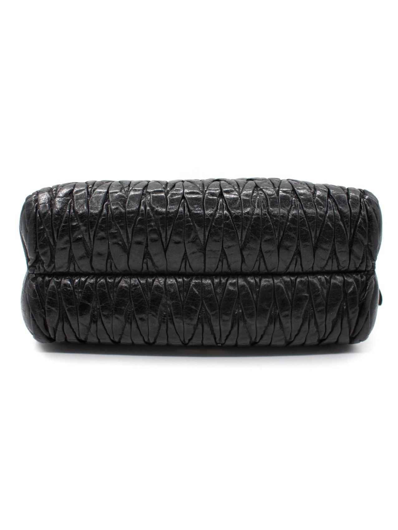 Borsa Miu Miu in Pelle Nera Matelassé thumb