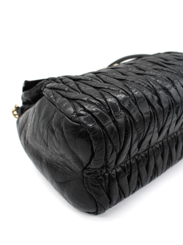 Borsa Miu Miu in Pelle Nera Matelassé