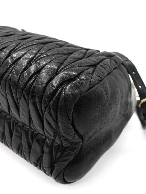 Borsa Miu Miu in Pelle Nera Matelassé