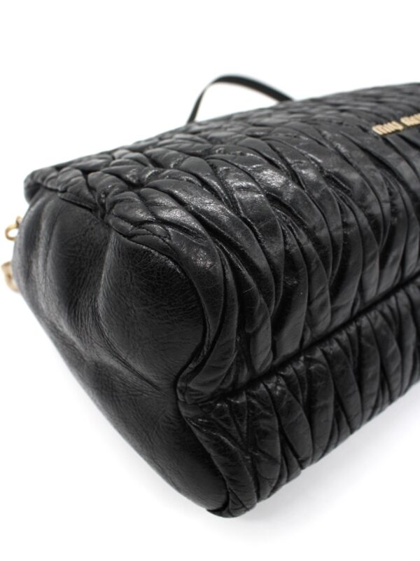 Borsa Miu Miu in Pelle Nera Matelassé