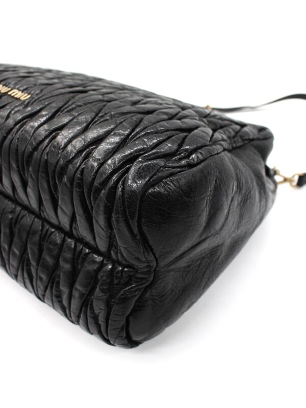 Borsa Miu Miu in Pelle Nera Matelassé