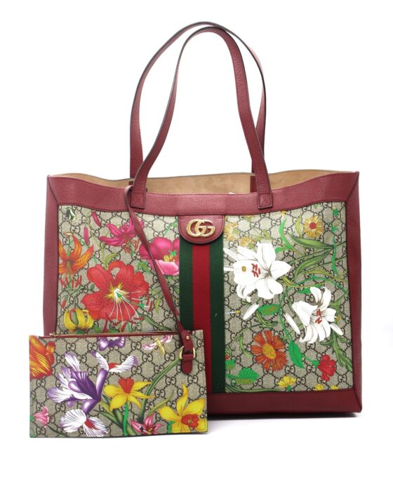 Borsa Gucci GG supreme Ophidia Flora