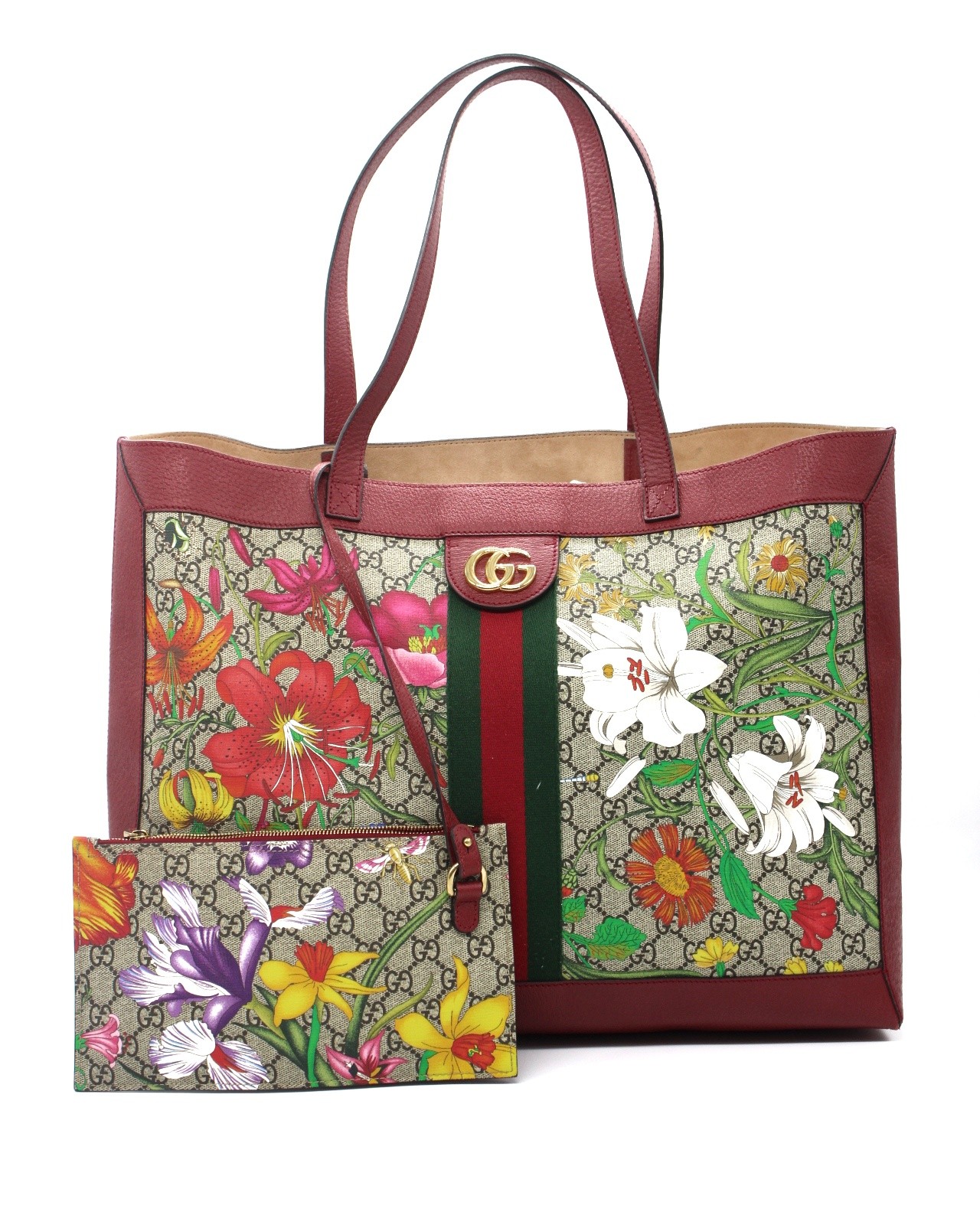 Borsa Gucci GG supreme Ophidia Flora thumb