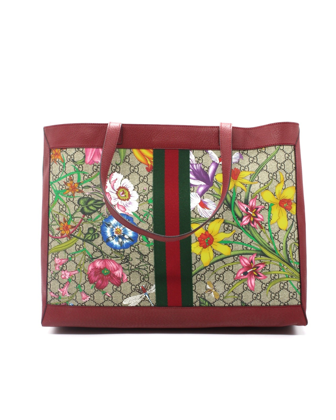 Borsa Gucci GG supreme Ophidia Flora thumb