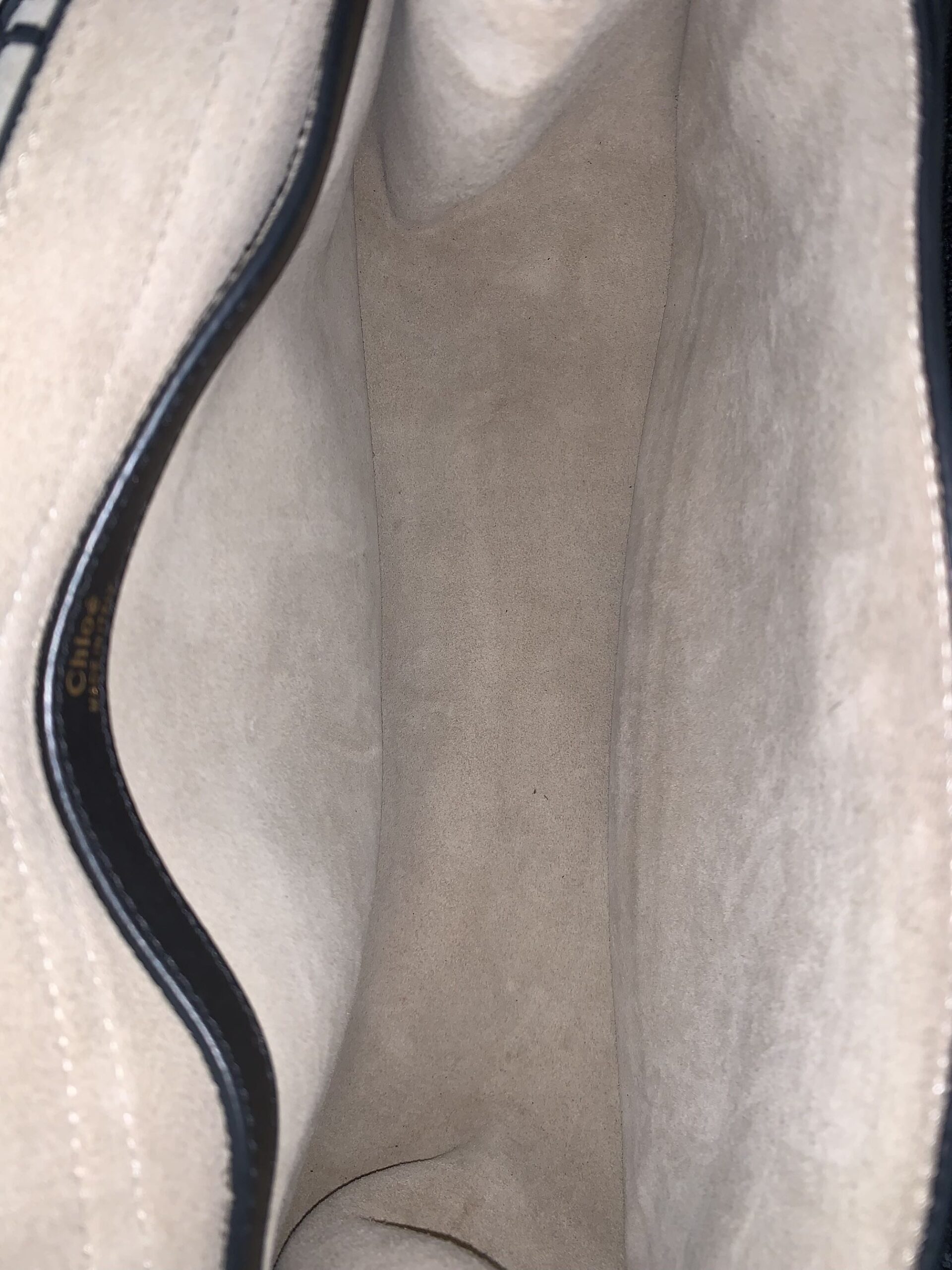 Borsa Chloé Hudson in Pelle Nera thumb