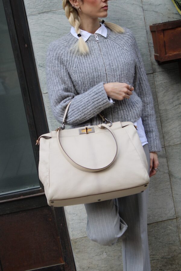 Borsa Fendi Peekaboo in Pelle