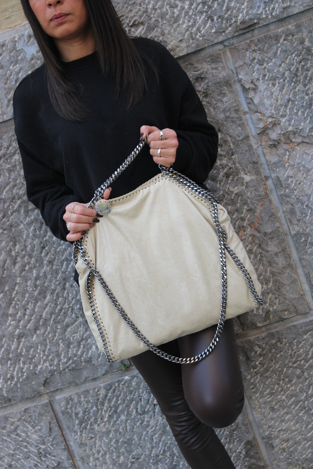 Borsa Stella McCartney falabella media 3 catene thumb