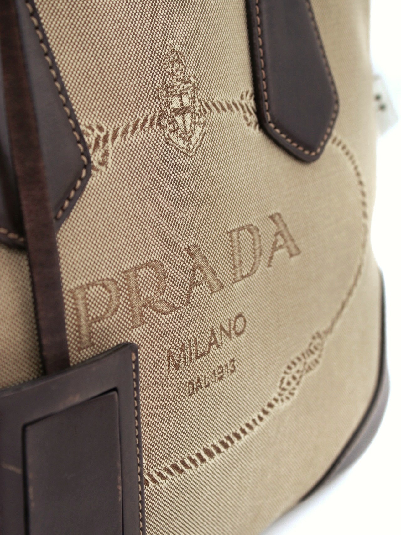 Tracolla Prada in Tela e Pelle thumb