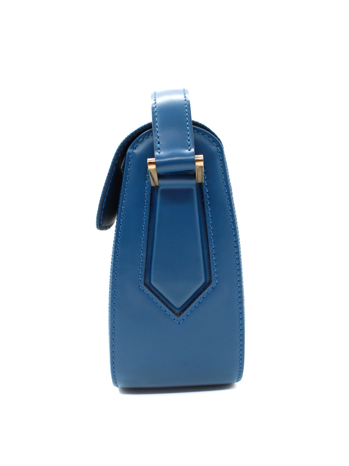 Borsa Louis Vuitton Buci in Pelle Epi Blu thumb