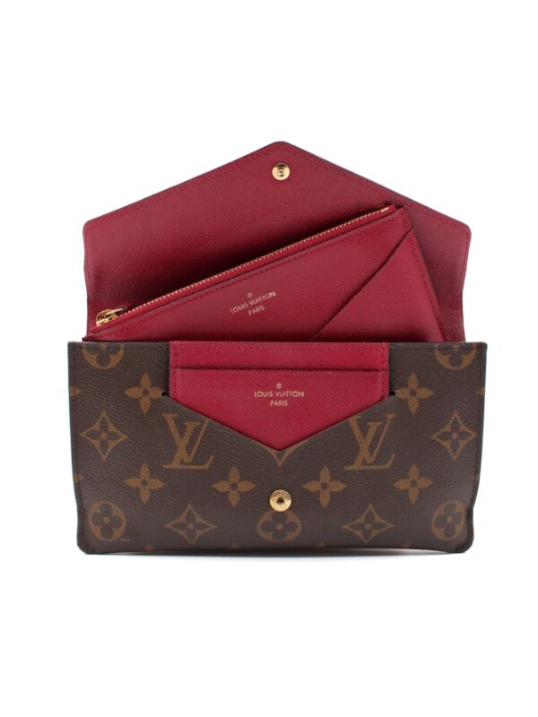 Portafoglio Louis Vuitton Jeanne Monogram Fucsia
