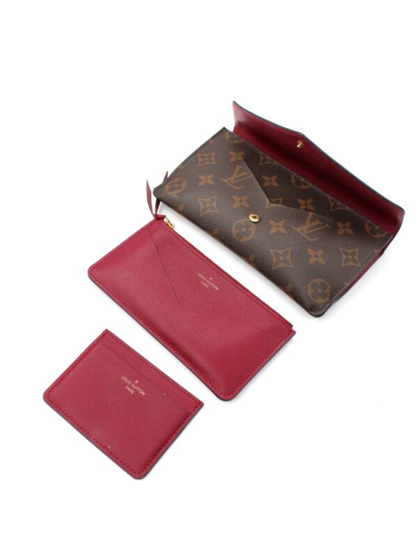 Portafoglio Louis Vuitton Jeanne Monogram Fucsia