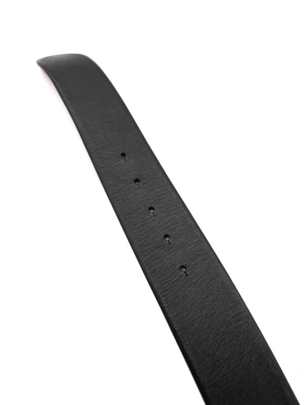 Cinturone Chanel in Pelle Nera Liscia