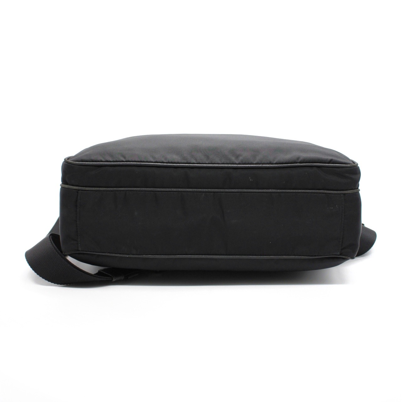 Shopper Prada in tela vela nera thumb