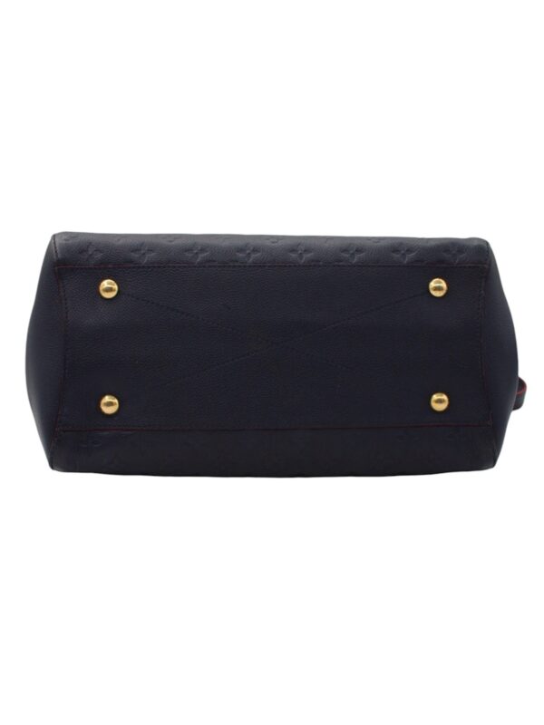 Borsa Louis Vuitton Montaigne Empreinte Blu