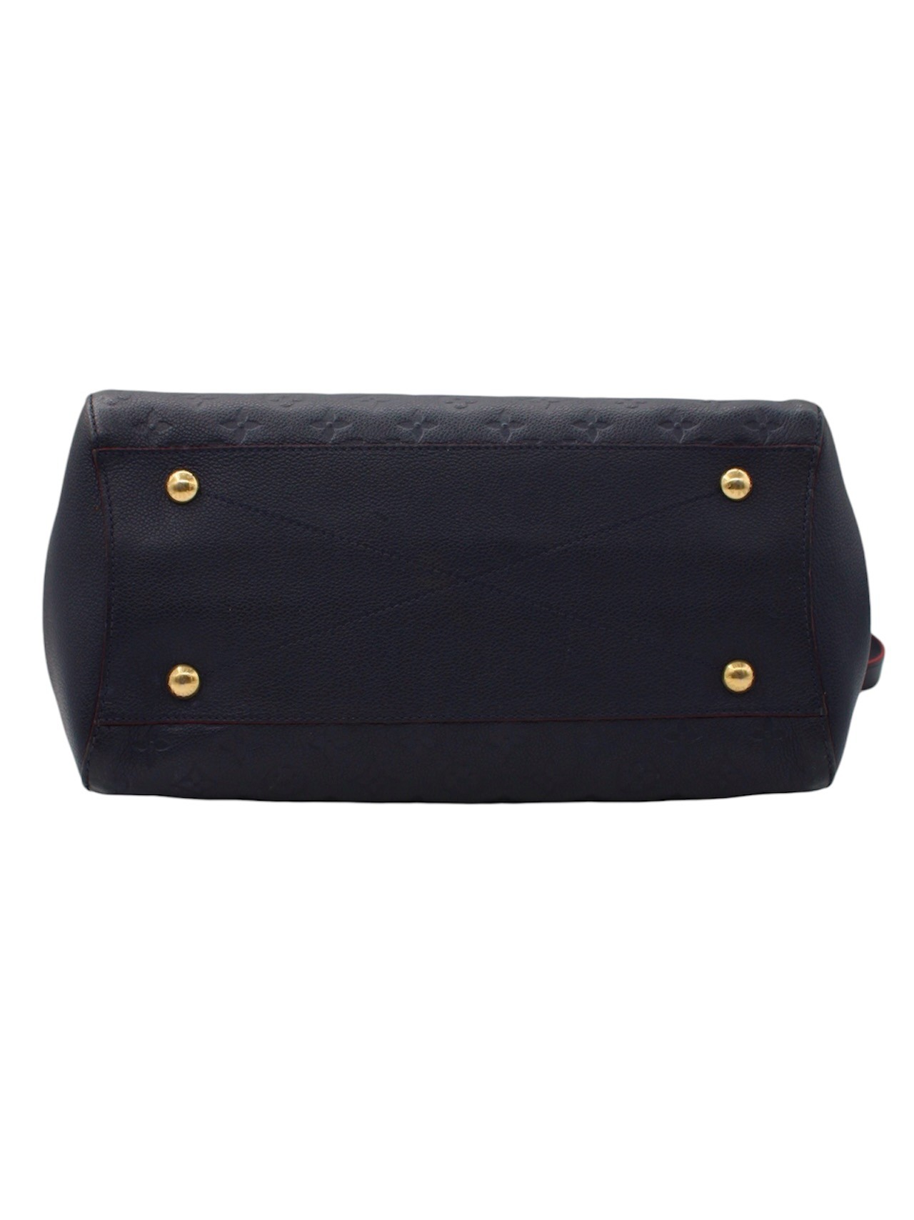 Borsa Louis Vuitton Montaigne Empreinte Blu thumb