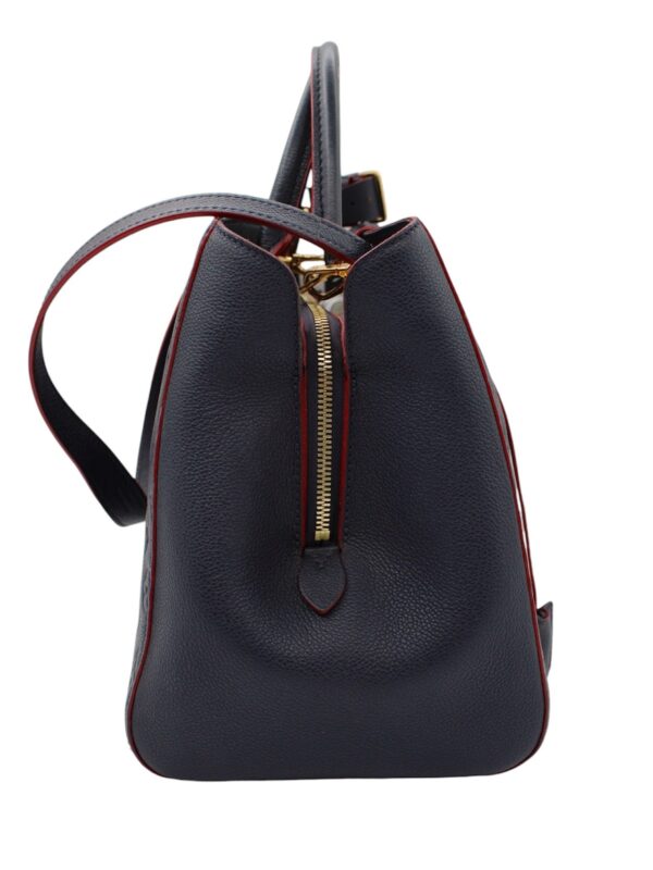 Borsa Louis Vuitton Montaigne Empreinte Blu