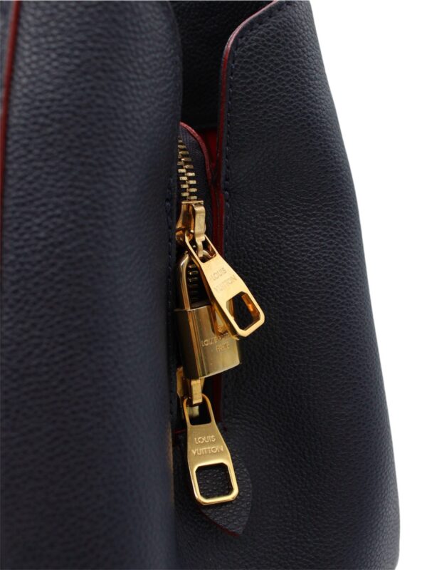 Borsa Louis Vuitton Montaigne Empreinte Blu
