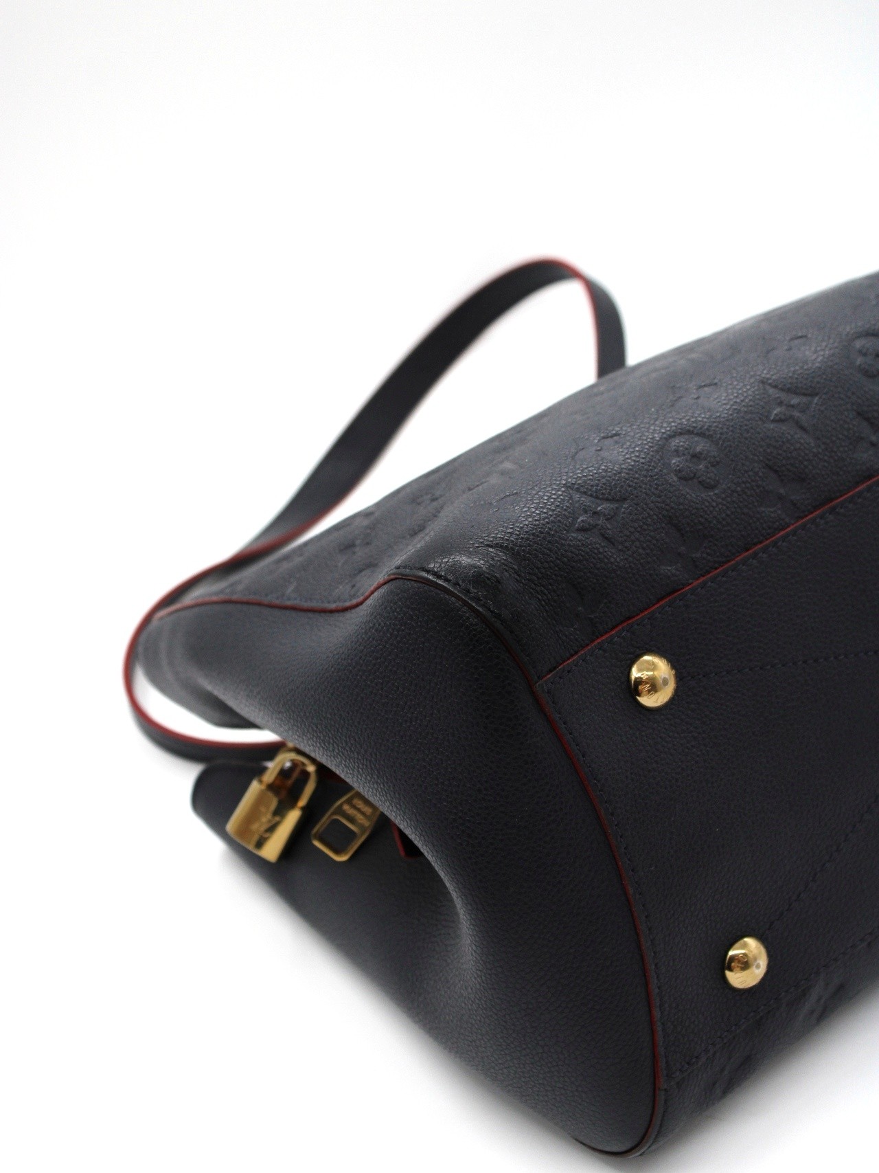 Borsa Louis Vuitton Montaigne Empreinte Blu thumb