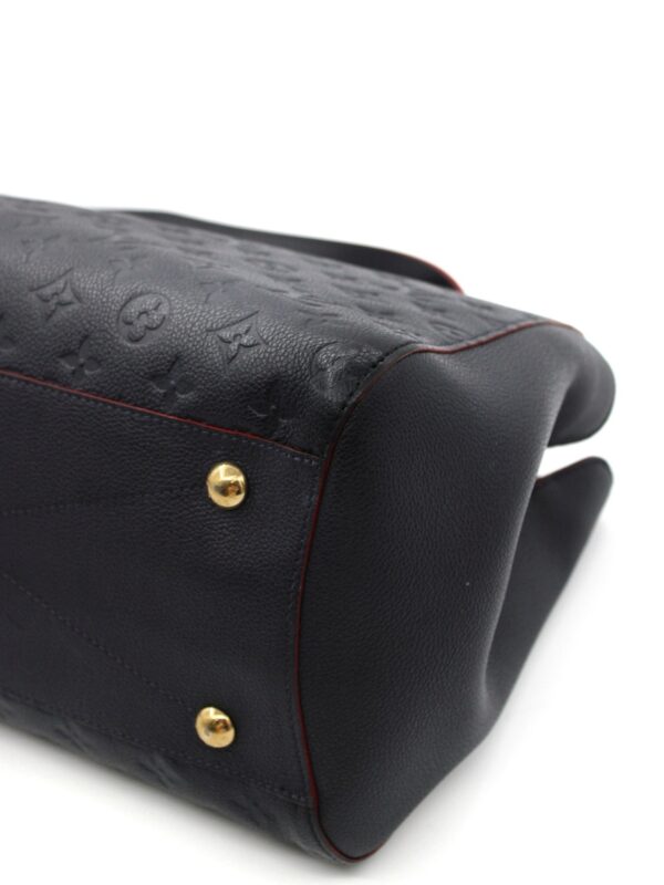 Borsa Louis Vuitton Montaigne Empreinte Blu