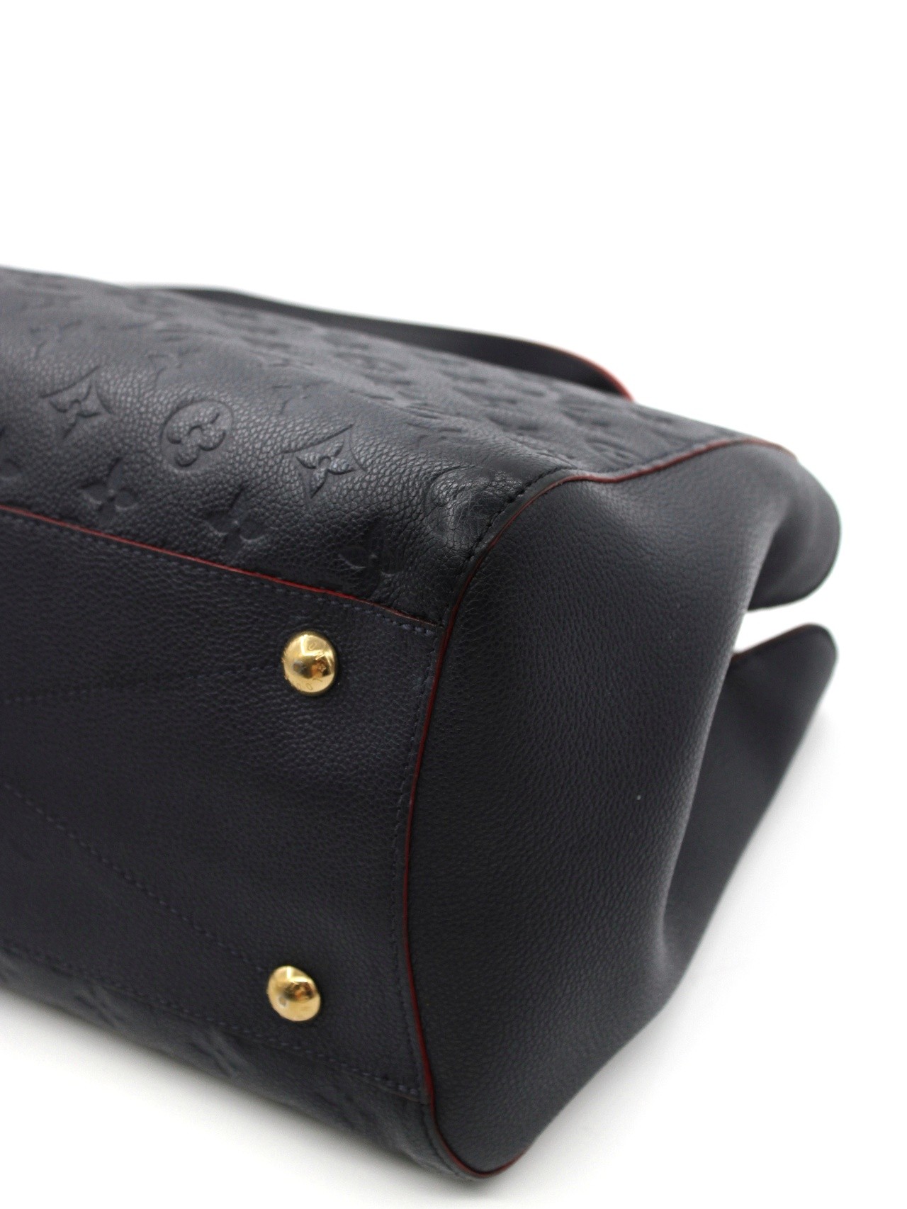 Borsa Louis Vuitton Montaigne Empreinte Blu thumb