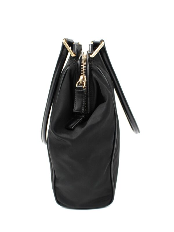 Borsa Prada a Spalla in Tela Vela Nera