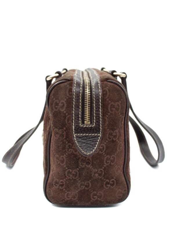 Bauletto Gucci Charmy in Suede Marrone
