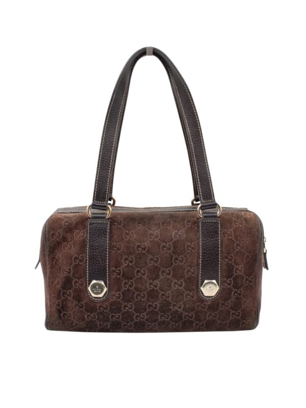 Bauletto Gucci Charmy in Suede Marrone