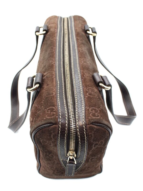 Bauletto Gucci Charmy in Suede Marrone