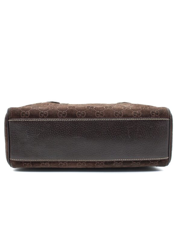 Bauletto Gucci Charmy in Suede Marrone