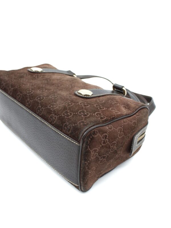 Bauletto Gucci Charmy in Suede Marrone