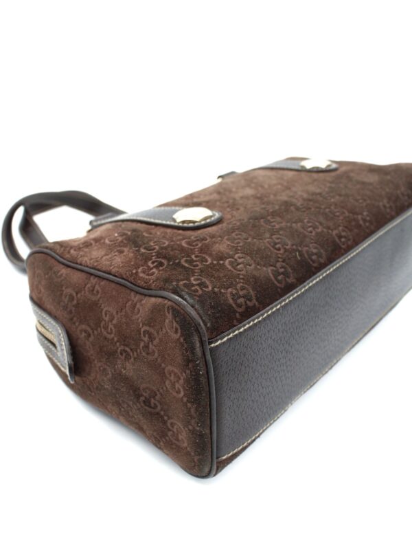 Bauletto Gucci Charmy in Suede Marrone