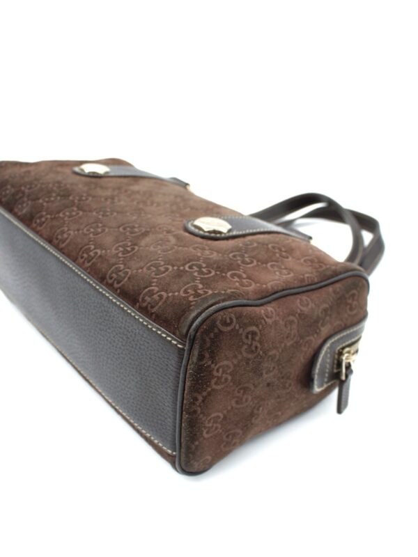 Bauletto Gucci Charmy in Suede Marrone